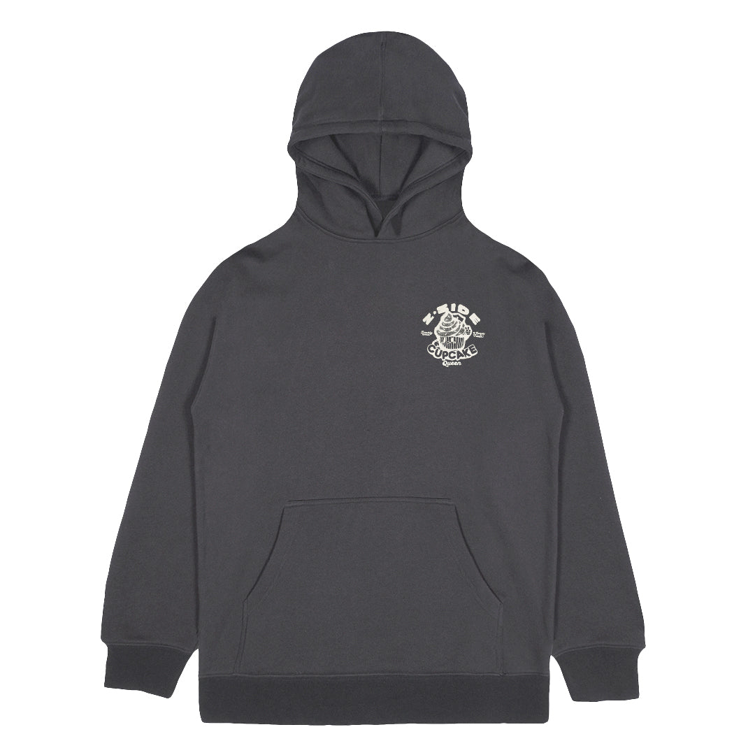 Z SIDE® | CUPCAKE QUEEN HOODIE (VINTAGE BLACK) - LZSMerch