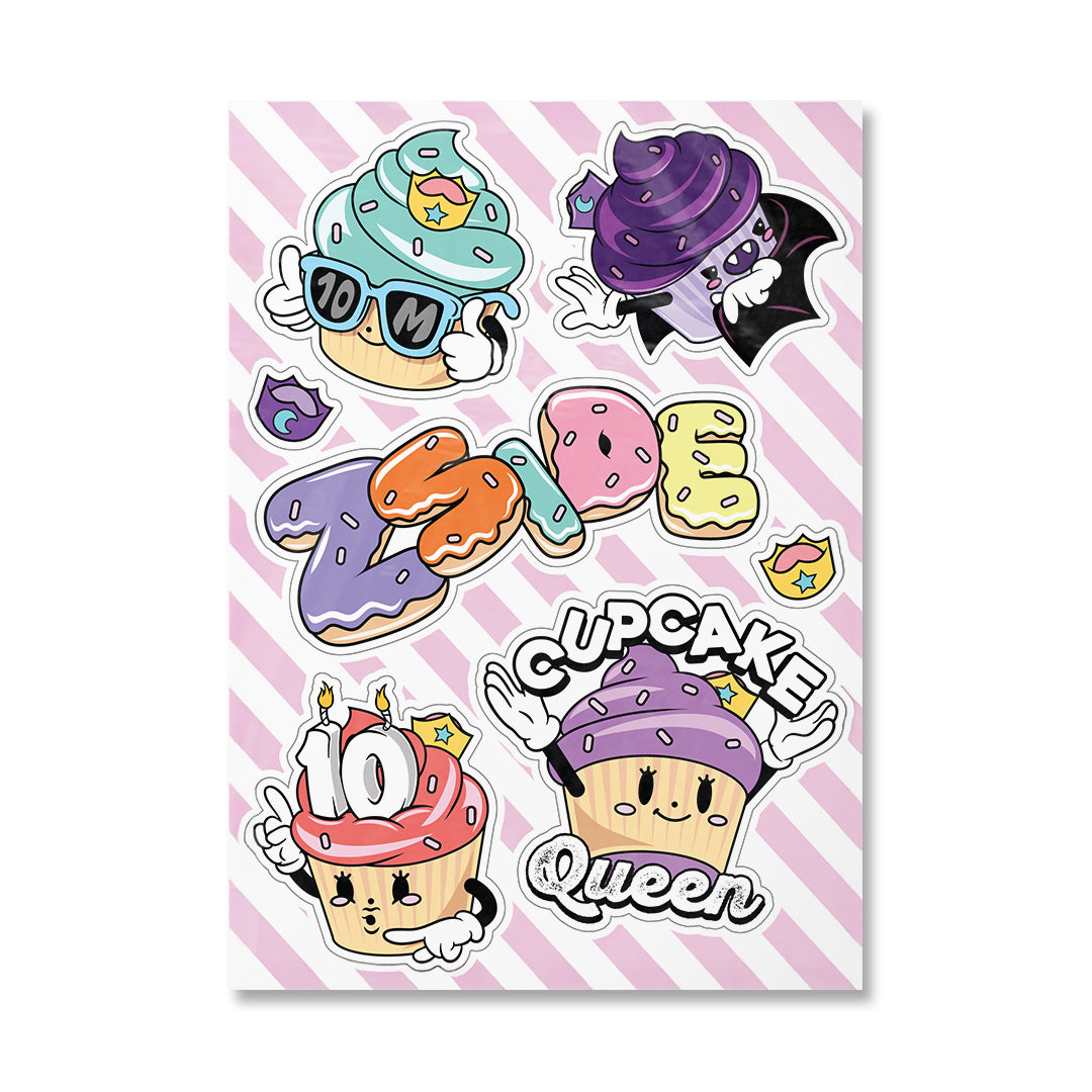 Z SIDE® | CUPCAKE QUEEN HOODIE (VINTAGE BLACK)