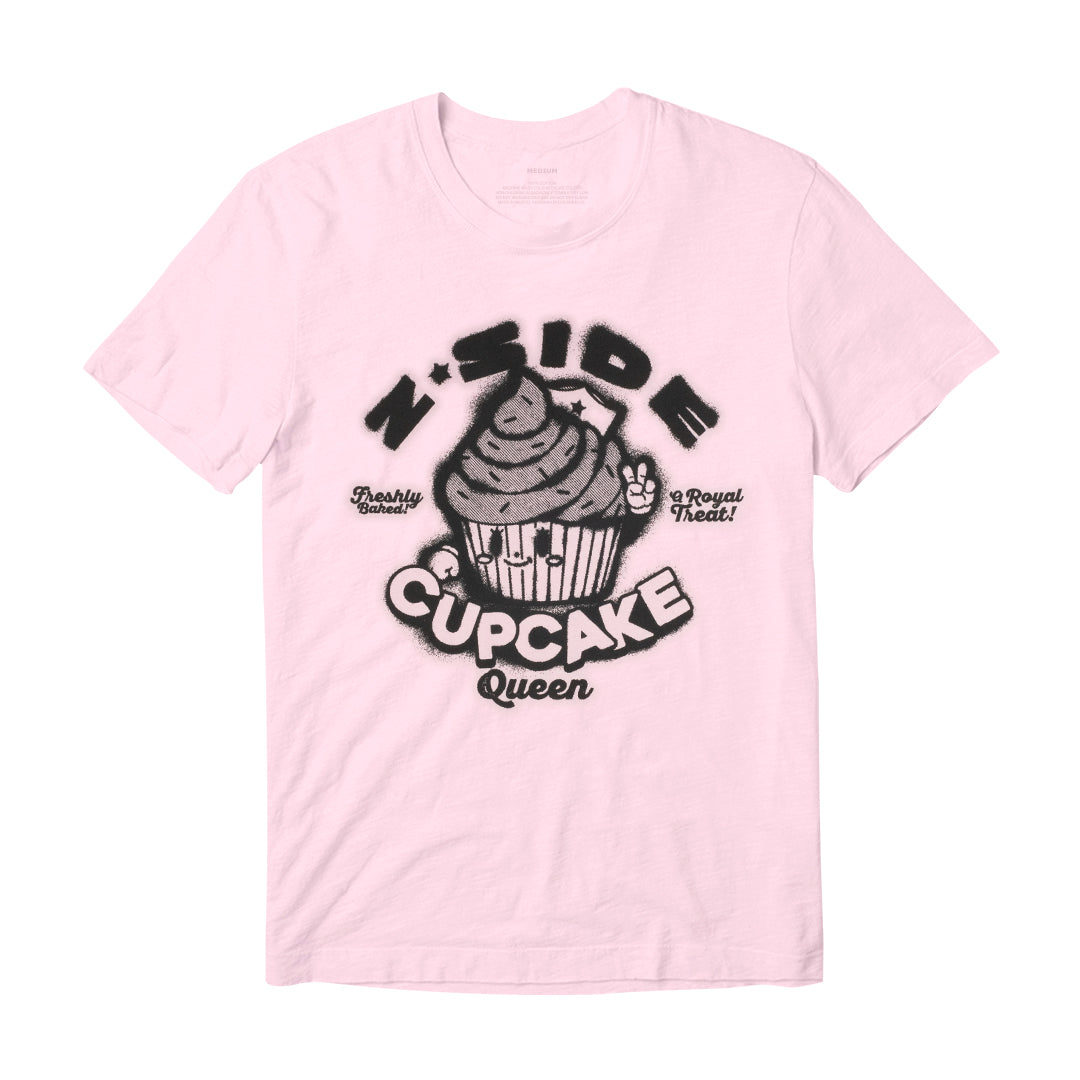 Z SIDE CUPCAKE QUEEN TEE PINK LZSMerch Z SIDE CUPCAKE QUEEN TEE PINK LZSMerch