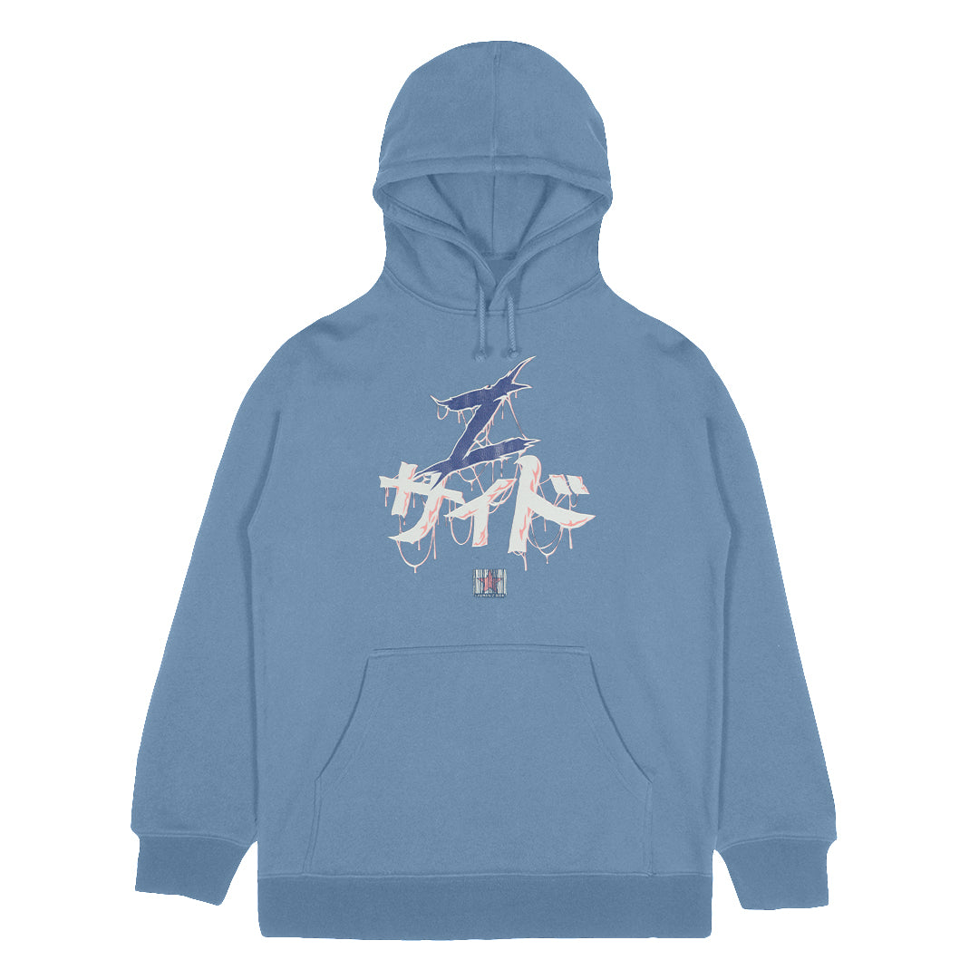 Z SIDE® | SPOOKY GLOW IN THE DARK HOODIE (BLUE) - LZSMerch