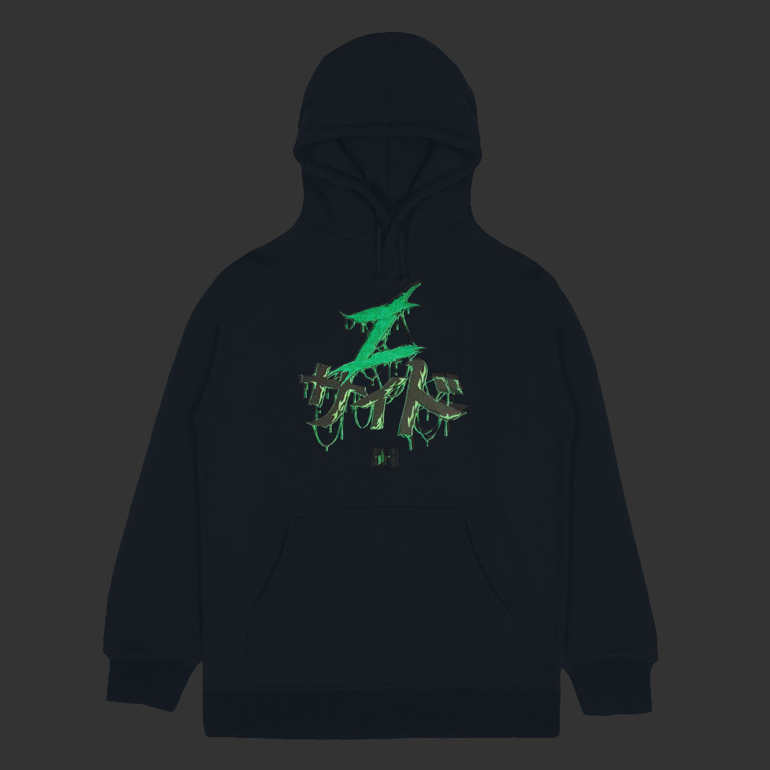 Z SIDE® | SPOOKY GLOW IN THE DARK HOODIE (BLUE)
