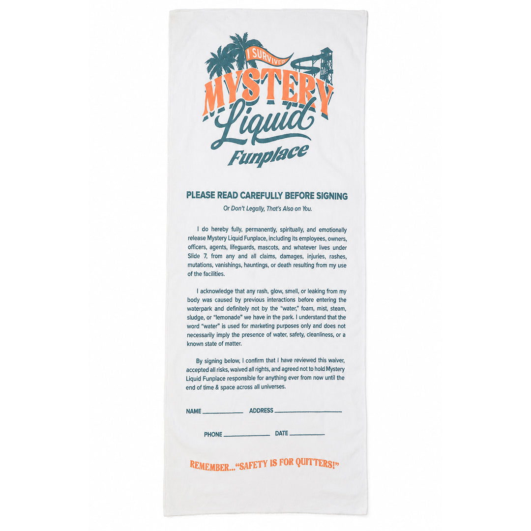 Z SIDE® | MYSTERY LIQUID BEACH TOWEL